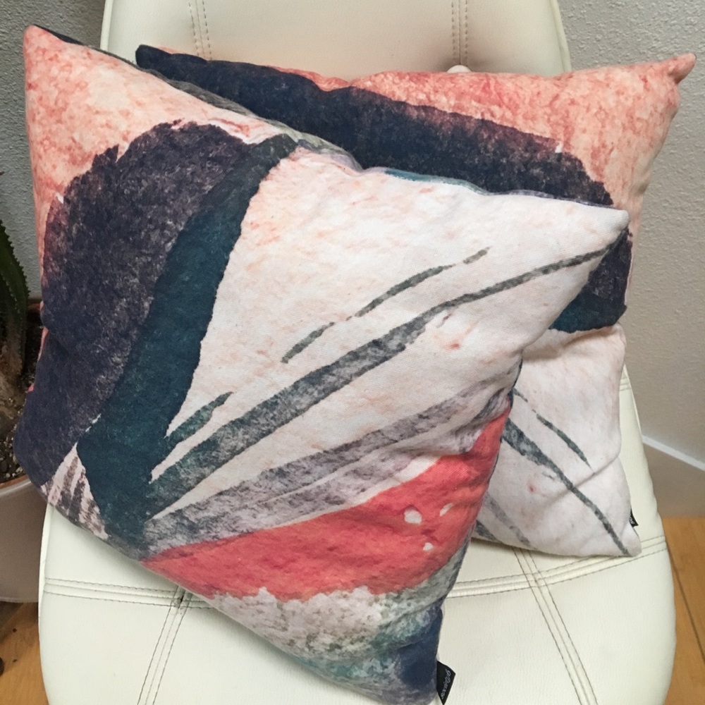 Society 6 Throw Pillows -3 total